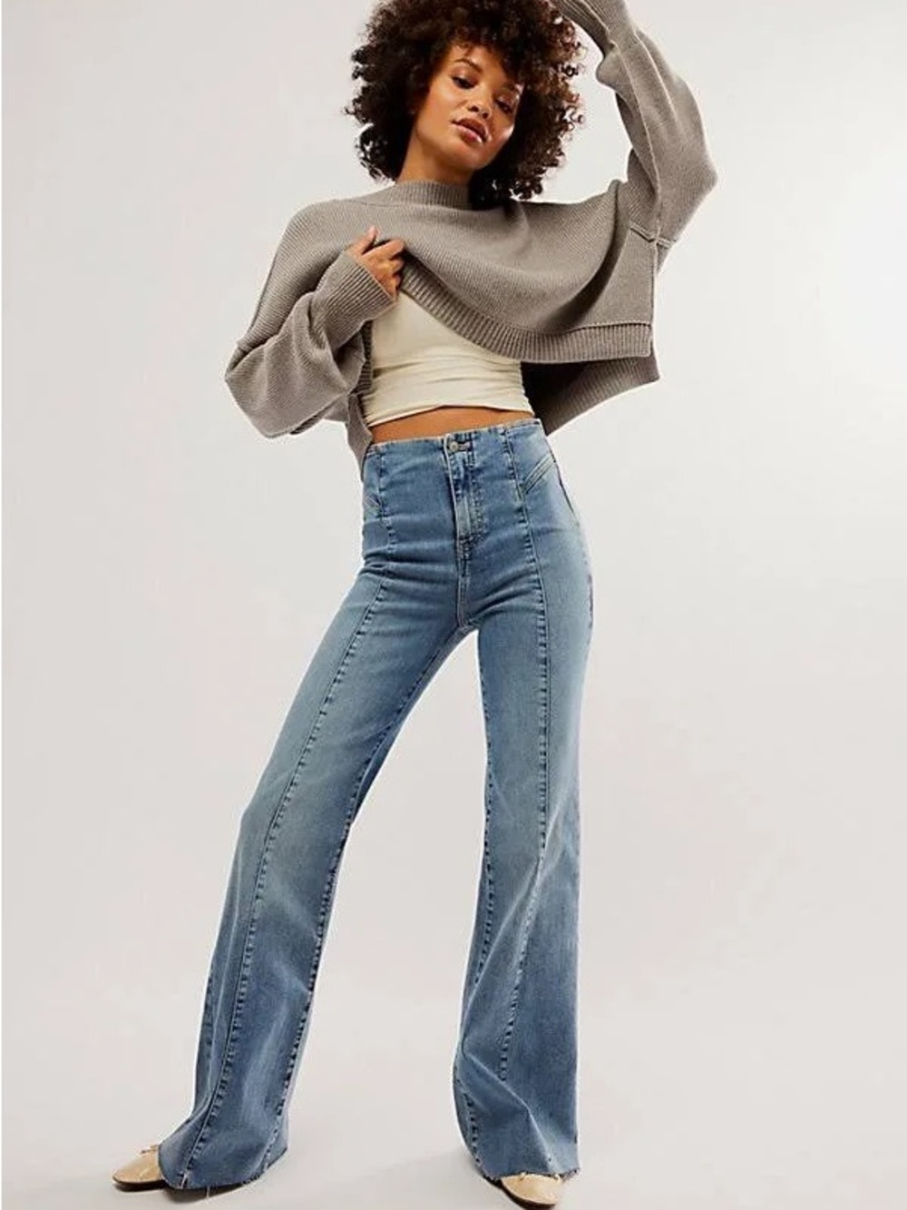 Free People Wild Honey Flare Jeans